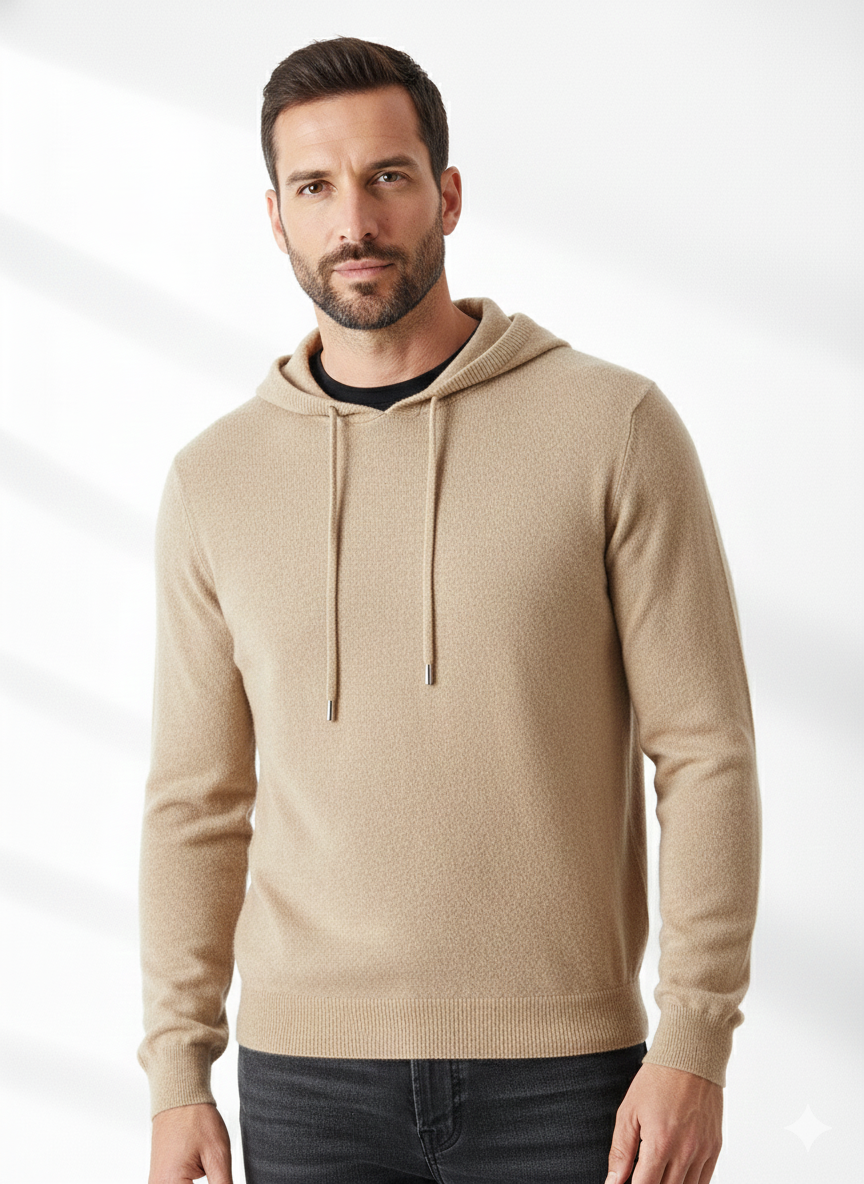 Navaro Men Merino Wool Warm Hoodie